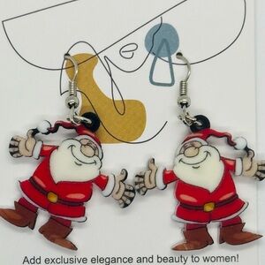 0125 Santa Claus Earrings